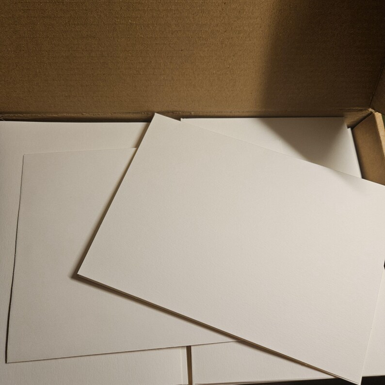 100 Blank 5 X 7 Ivory Cream Cards With Envelopes Sizzix Spellbinders ...