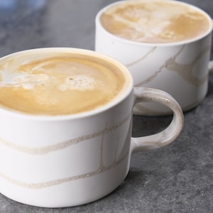 Dubai Wave Mug  [9oz, 250ml - 12oz, 350ml] Handme & Porcelain by HOUB Ceramic