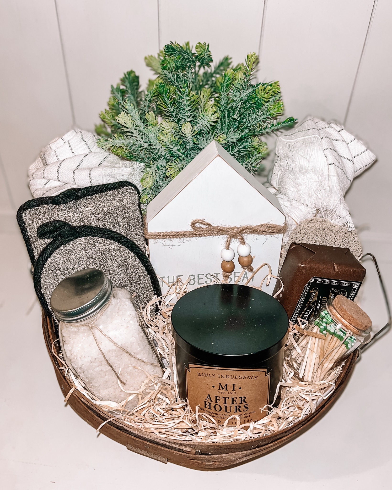 Men's Spa Basket Gifts for Men Luxury Gift Corporate Etsy