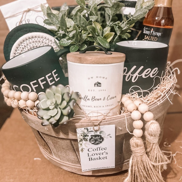 Coffee Gift Basket Etsy