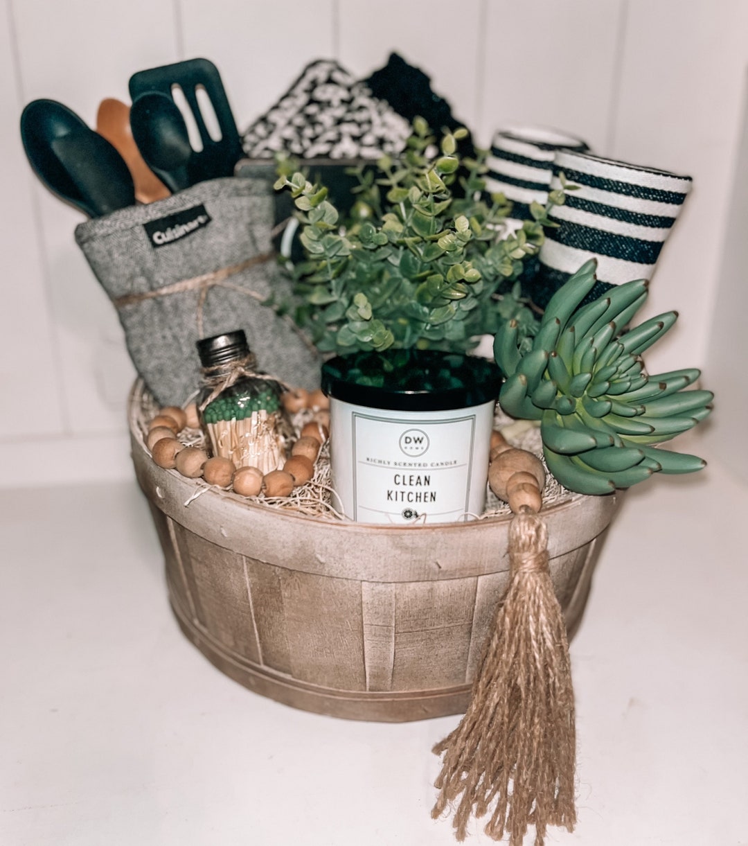 Kitchen/housewarming Gift Basket, Housewarming Gift, Gift Basket