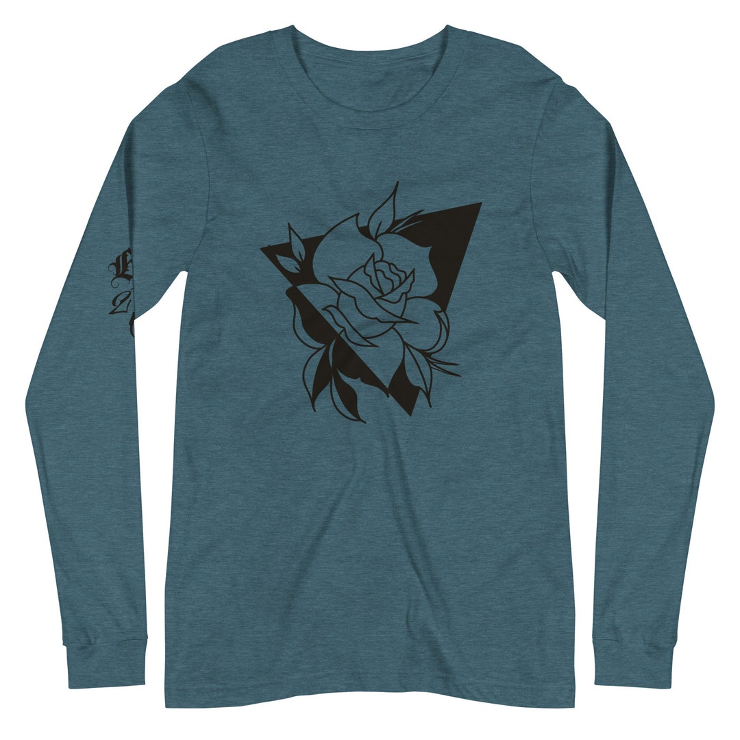 BC Rose Unisex Long Sleeve Tee - Etsy
