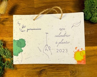 Calendrier à Planter 2024 calendrier Ensemencé 2024 - Etsy Singapore