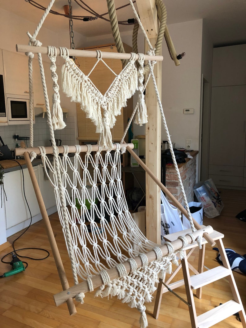 Macrame Hanging Chair - Etsy
