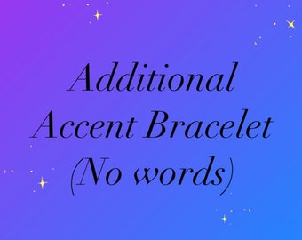 Accent Bracelet | Glass Beads | No Words
