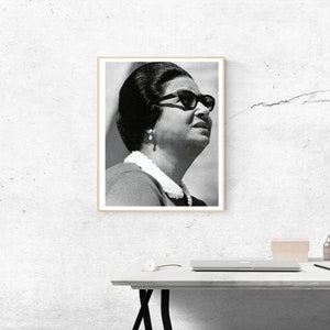 Oum Kalthoum with the Pyramids