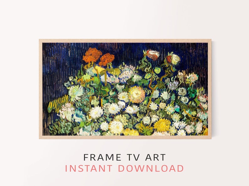 Vintage Art Samsung TV Art Flowers Art Frame TV Art Vintage Print Samsung Frame TV Art Digital Download Vincent van Gogh Art