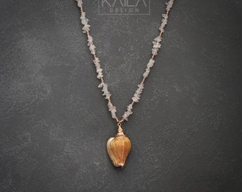 Top Valentines Day Gifts For Her Womens Luxury Sea shell necklace  Womens Jewelry Gift For Her