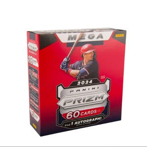 2024 Panini Prizm Baseball Trading Cards Mega Box - Factory Sealed