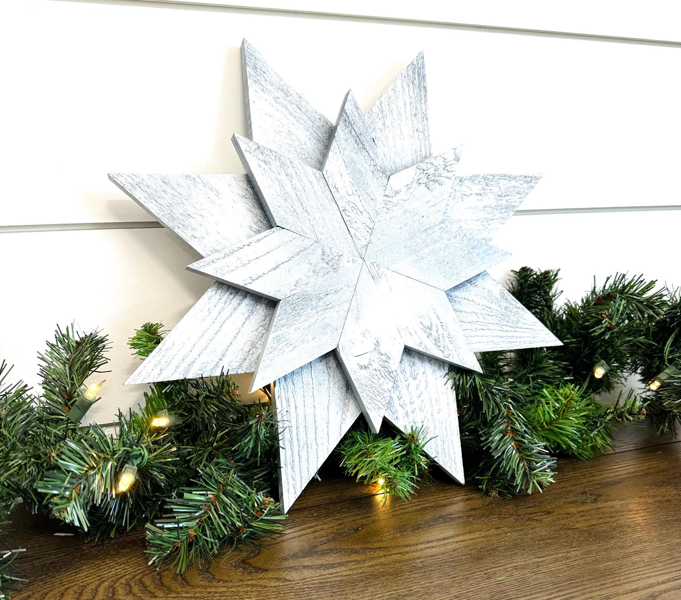 Rustic Wood Snowflake, Wood Snowflake, Christmas Decor, Winter Decor ...