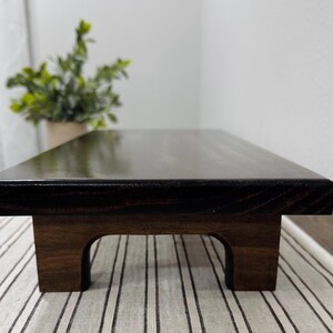 Rustic Wood Riser, Stained Riser, Farmhouse Table, Wood Riser, Pedestal ...