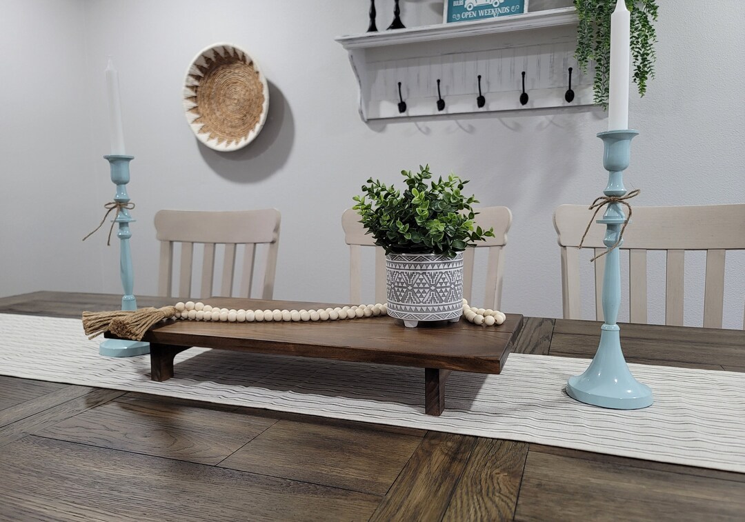 Farmhouse Wood Riser, Wood Riser, Rustic Wood Riser, Farmhouse Table ...