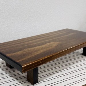 Rustic Wood Riser, Stained Riser, Farmhouse Table, Wood Riser, Pedestal ...