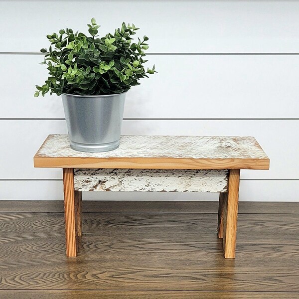 Rustic Wood Bench - Etsy