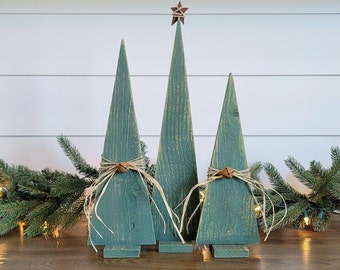 Rustic Wood Christmas Trees, Wood Christmas Trees, Rustic Christmas Decoration, Farmhouse Christmas Decoration, Wood Christmas Decoration
