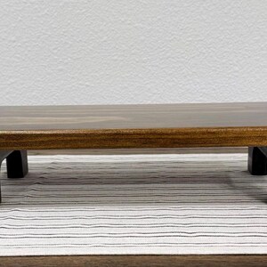 Rustic Wood Riser, Stained Riser, Farmhouse Table, Wood Riser, Pedestal ...