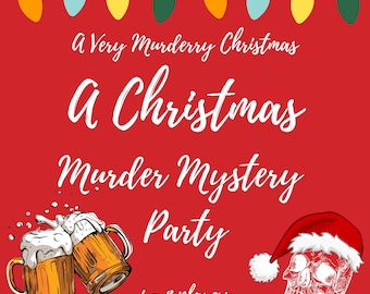 Un Natale molto omicida/Gioco di società con mistero di omicidio natalizio/Festa di Natale/Festa con mistero di omicidio per adulti/Scatola con mistero di omicidio/Mistero con omicidio/6-8
