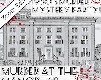 Juego de misterio y asesinato británico de los años 30: Fiesta en la mansión (Descarga digital)