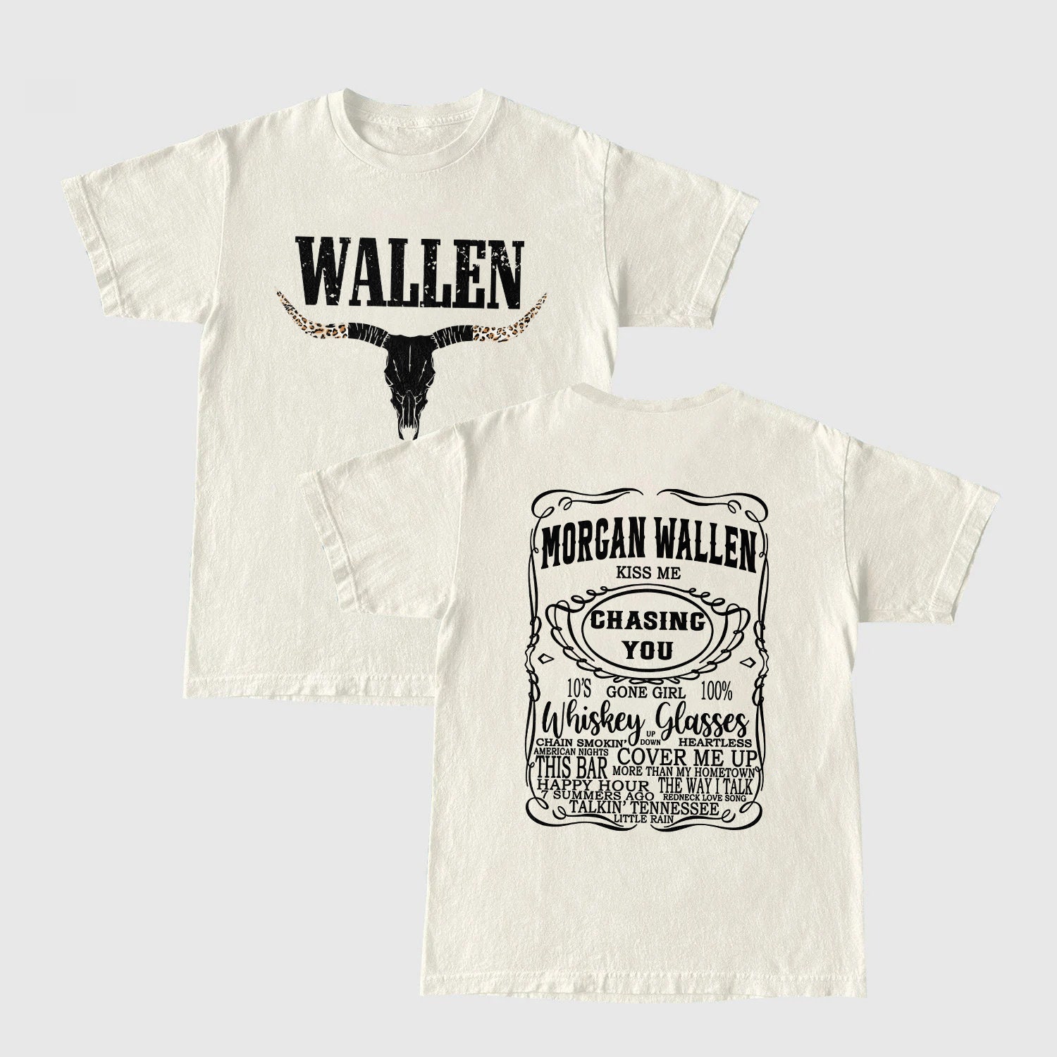 2 Sided - Whiskey Wallen Western Double Sided Shirt