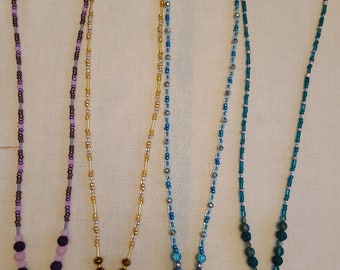 Beaded lanyard / Teacher Lanyard / Colorful / ID Badge