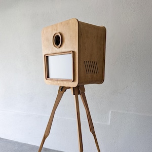 Wooden Photo Booth - Square