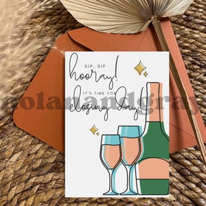 Editable Greeting Card, Greeting Card for Real Estate, Real Estate Greeting Card, Greeting Card for Client,  New Home Greeting Card