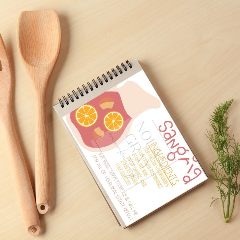 Sangria Recipe Card Mailer - Etsy