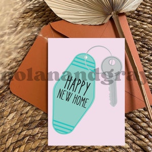 Editable Greeting Card, Greeting Card for Real Estate, Real Estate Greeting Card, Greeting Card for Client,  New Home Greeting Card
