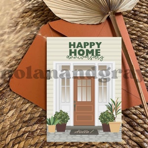 Editable Greeting Card, Greeting Card for Real Estate, Real Estate Greeting Card, Greeting Card for Client,  New Home Greeting Card