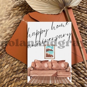 Editable Greeting Card, Greeting Card for Real Estate, Real Estate Greeting Card, Greeting Card for Client,  New Home Greeting Card