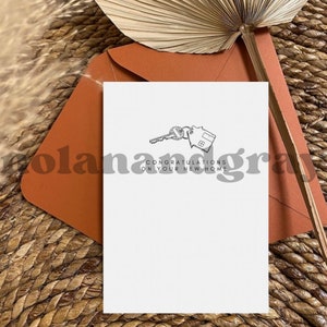 Editable Greeting Card, Greeting Card for Real Estate, Real Estate Greeting Card, Greeting Card for Client,  New Home Greeting Card