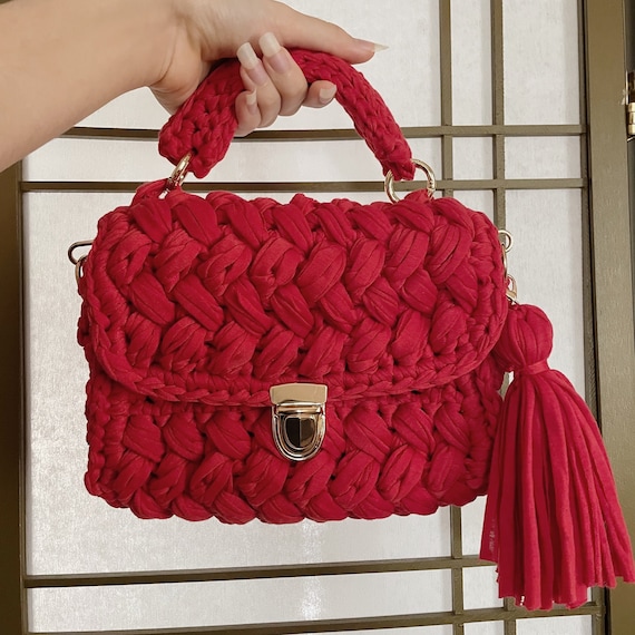 Popular Hand-knitted Yarn Crochet Small Wallet Change Purse Credit Card Bag  Lovers Gift | Fruugo KR