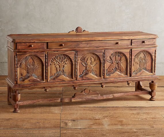 Hand carved buffet deals