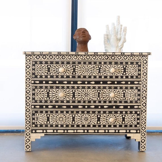 bone inlay dresser