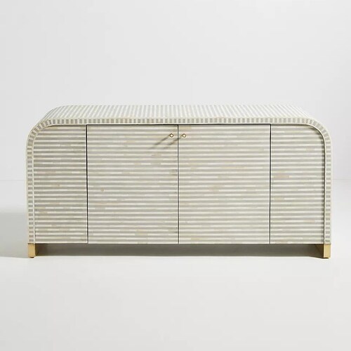 Waterfall Inlay Buffet Bone Inlay Sideboard Bone Inlay - Etsy