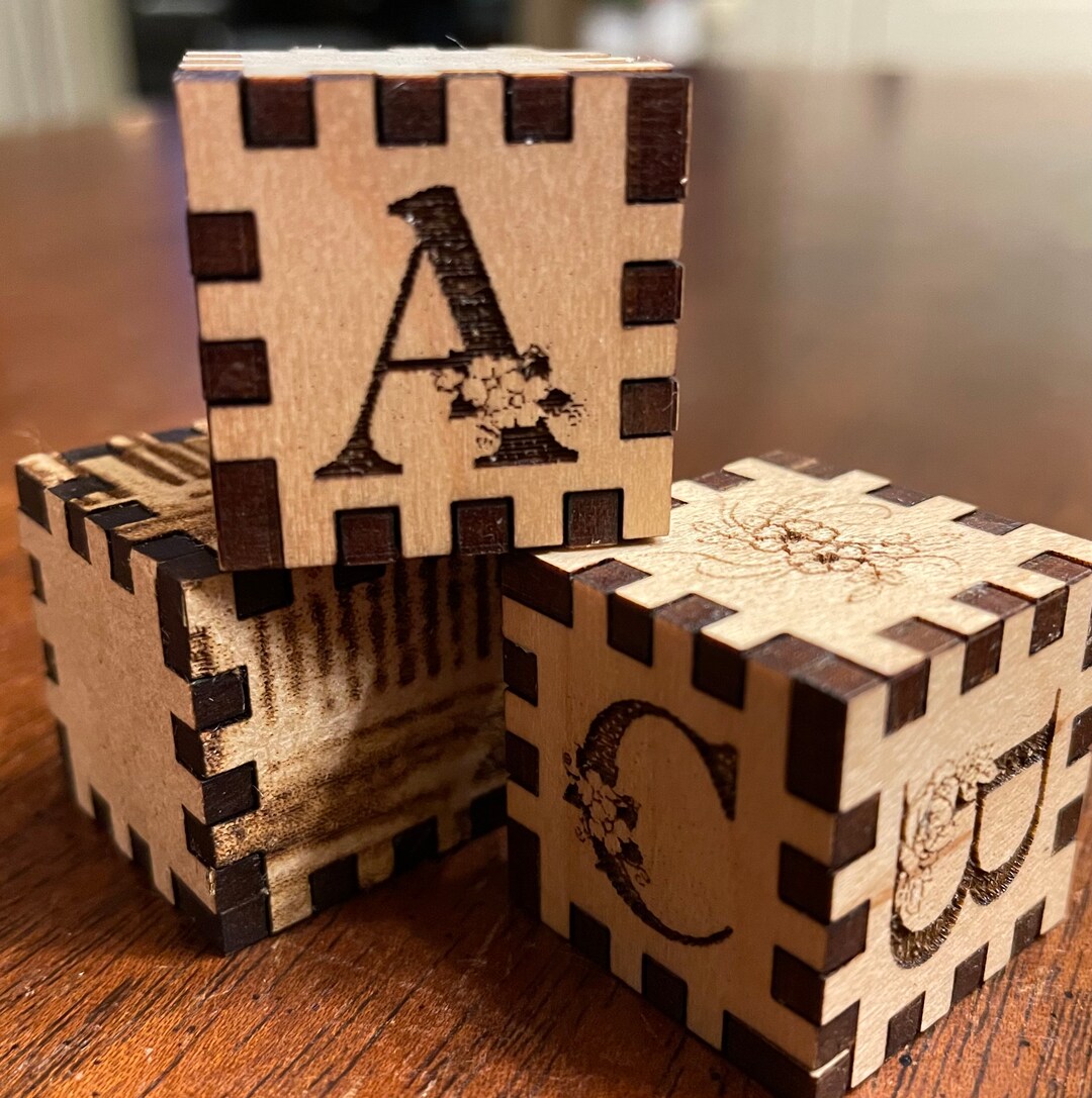 Baby Blocks-personalized Custom Wood or Acrylic Blocks-home Decor ...