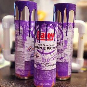 Pvc Purple primer tumbler