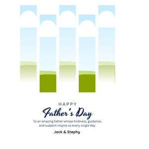 Father's Day Photo Gift Template, Personalized Editable Family Memories Gift (Digital Download)