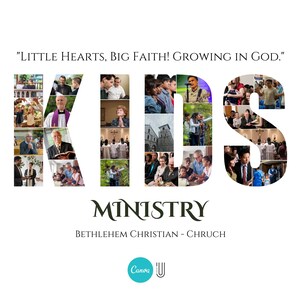 Kids Ministry Photo Collage Art (Digital Download)