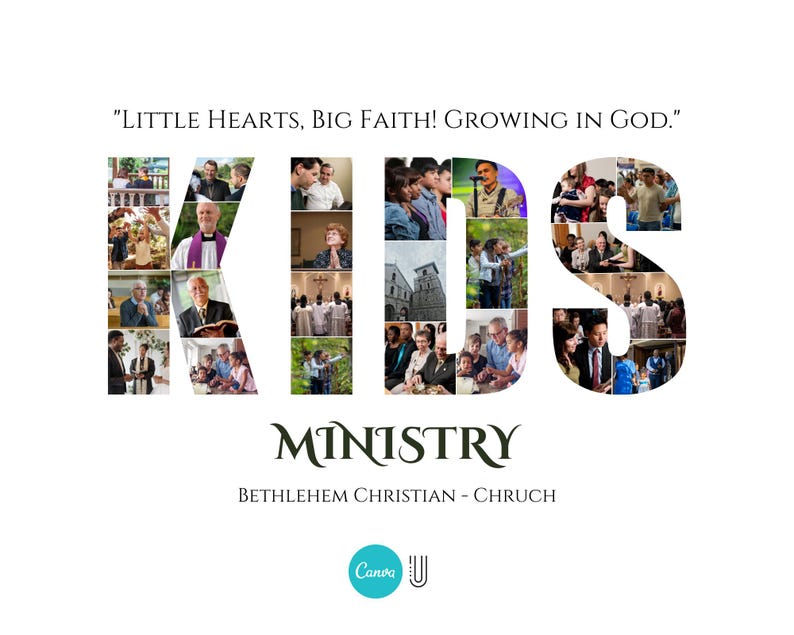 Kids Ministry Photo Collage Art (Digital Download)