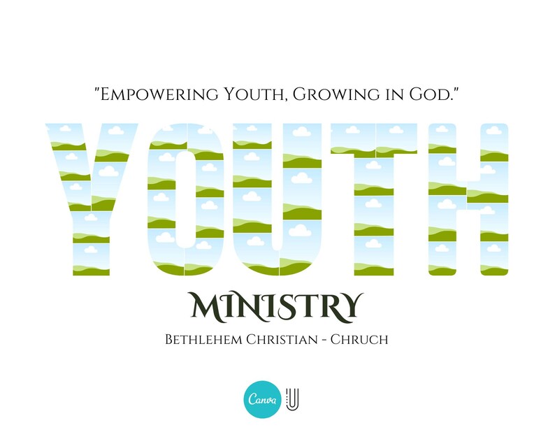 Youth Ministry Photo Collage: Custom Christian Gift (Digital File)