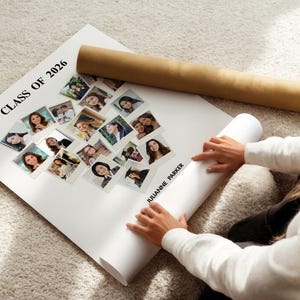 Graduation Photo Collage Template: Class of 2025 Sign (Canva Template) image 2