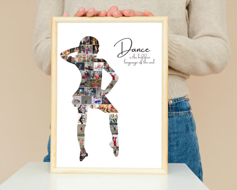 Personalized Dance Photo Collage: Custom Dancer Gift (Digital File)