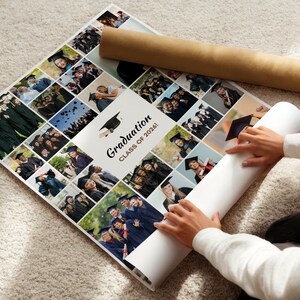 Custom Graduation Photo Collage: Keepsake Gift (Digital File) image 2