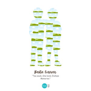 Boys Best Friend Photo Collage Print, Friendship Gift (Digital Download)
