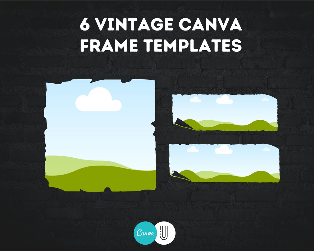 Vintage Canva Framesold Photo Canva Frames - Etsy