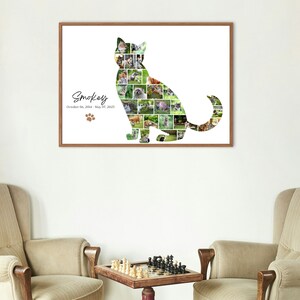 Custom Cat Photo Collage Template: Pet Memorial Gift (Digital File)