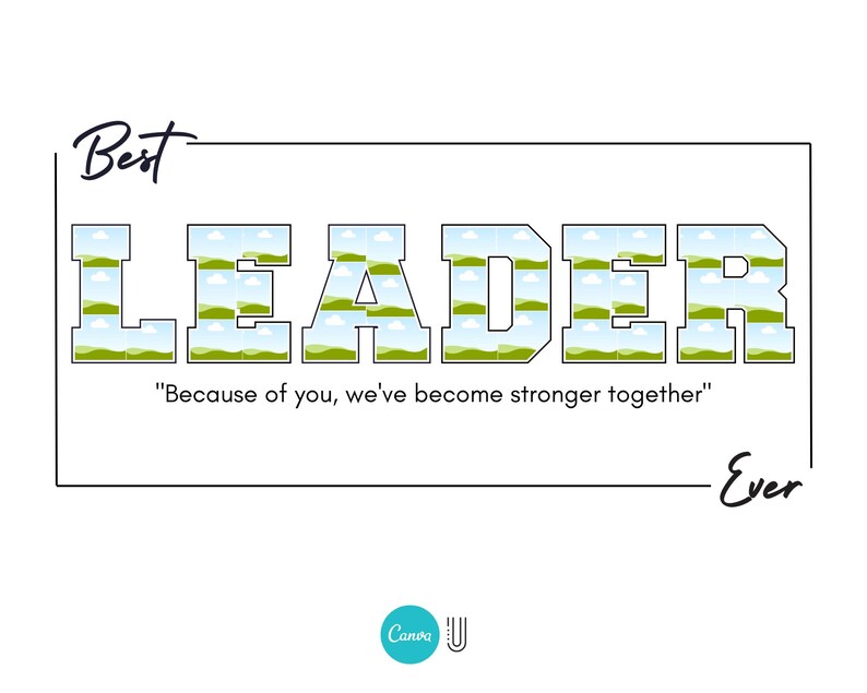Personalized Leader Photo Collage Gift: Retirement, Appreciation (Digital File)