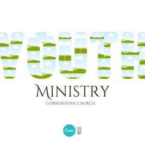 Youth Ministry Photo Collage Art: Custom Christian Gift (Digital File)