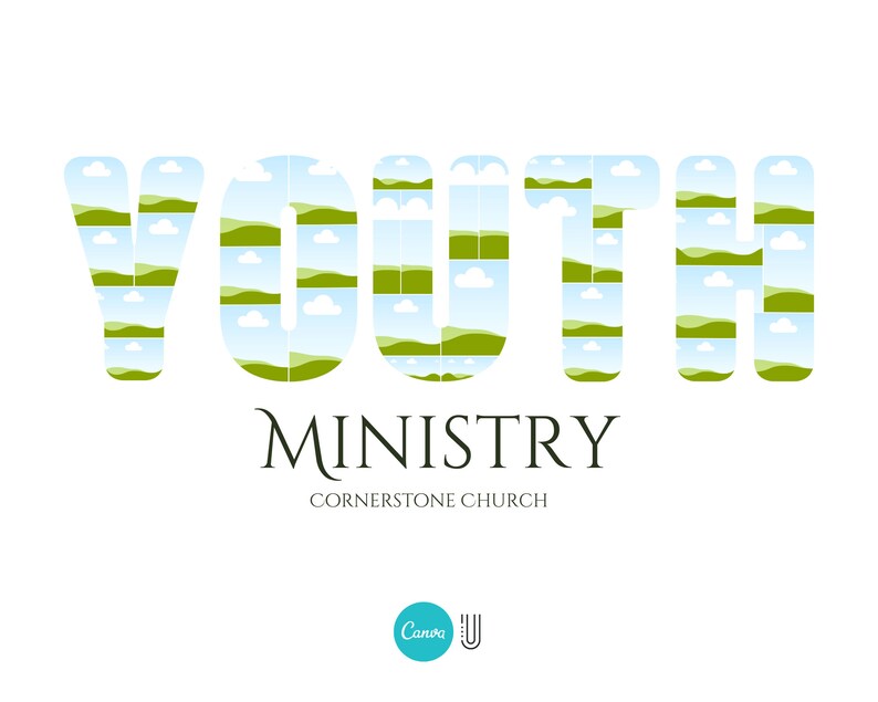 Youth Ministry Photo Collage Art: Custom Christian Gift (Digital File)